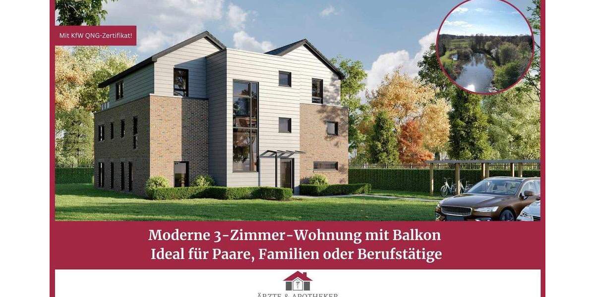 Moderne 3-Zimmer-Wohnung mit Balkon - Ideal für Paare, Familien oder Berufstätige 3 zimmer