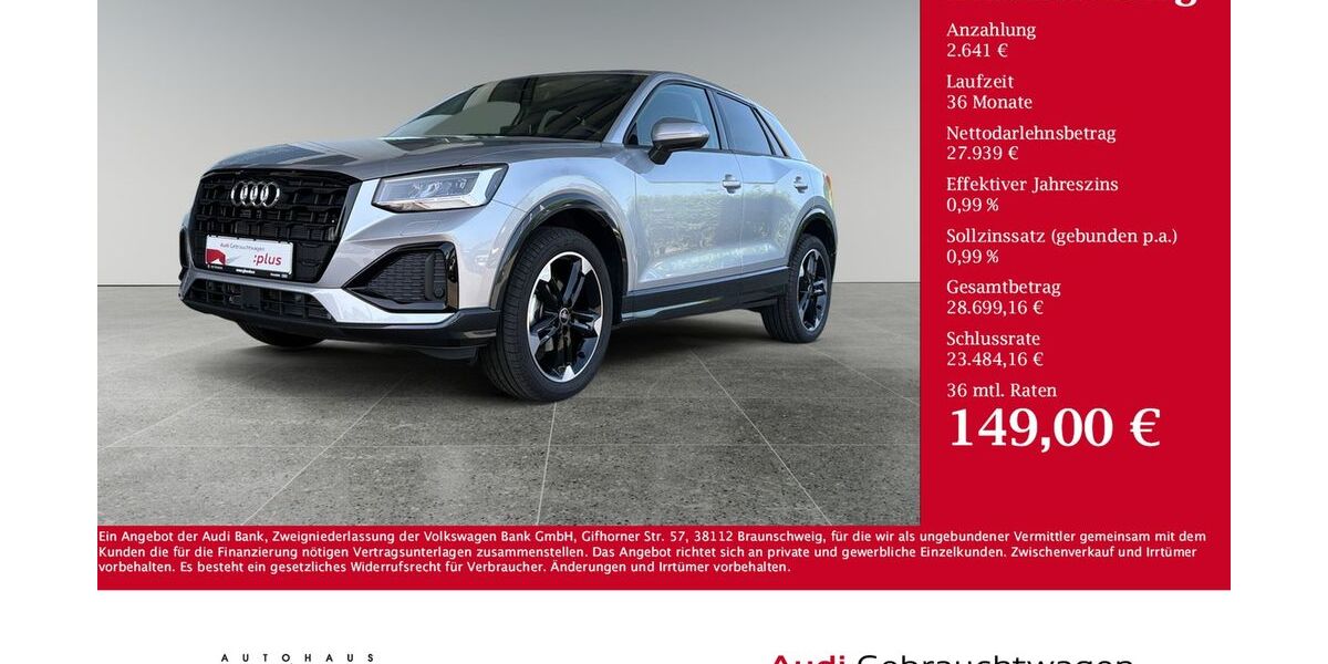 Audi Q2 5.840 km 30.580 &euro; Pronsfeld 54597