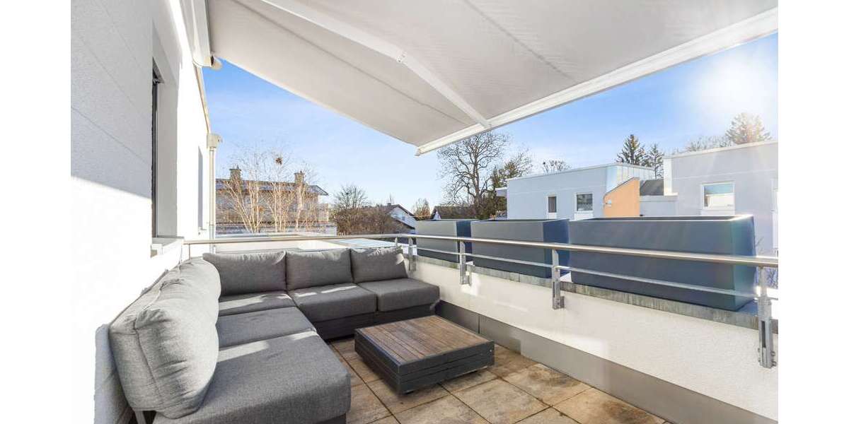 Offenes Wohnkonzept | Schwellenfrei erreichbar | 2 TG-Stellplätze uvm. - Dachgeschoßwohnung Unterhaching | Angebot:24821307