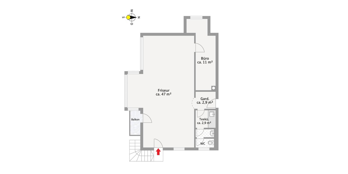 Gewerbeobjekt Neubiberg - 2 Zimmer, 320.000&euro; | Angebot:25667615