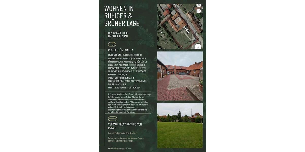 Mehrfamilienhaus, Wohnhaus Osterburg (Altmark) - 12 Zimmer, 333 m&sup2;, 700.000&euro; | Angebot:27177436