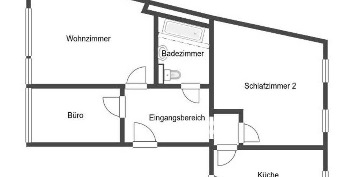 Etagenwohnung Hildesheim Süd - 3 Zimmer, 58 m&sup2;, 135.000&euro; | Angebot:25565964