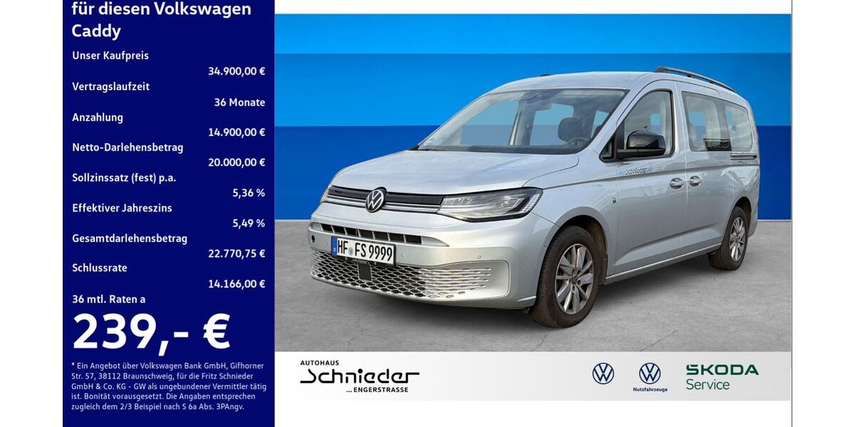 VW Caddy 21.000 km 34.900 &euro; Herford 32051
