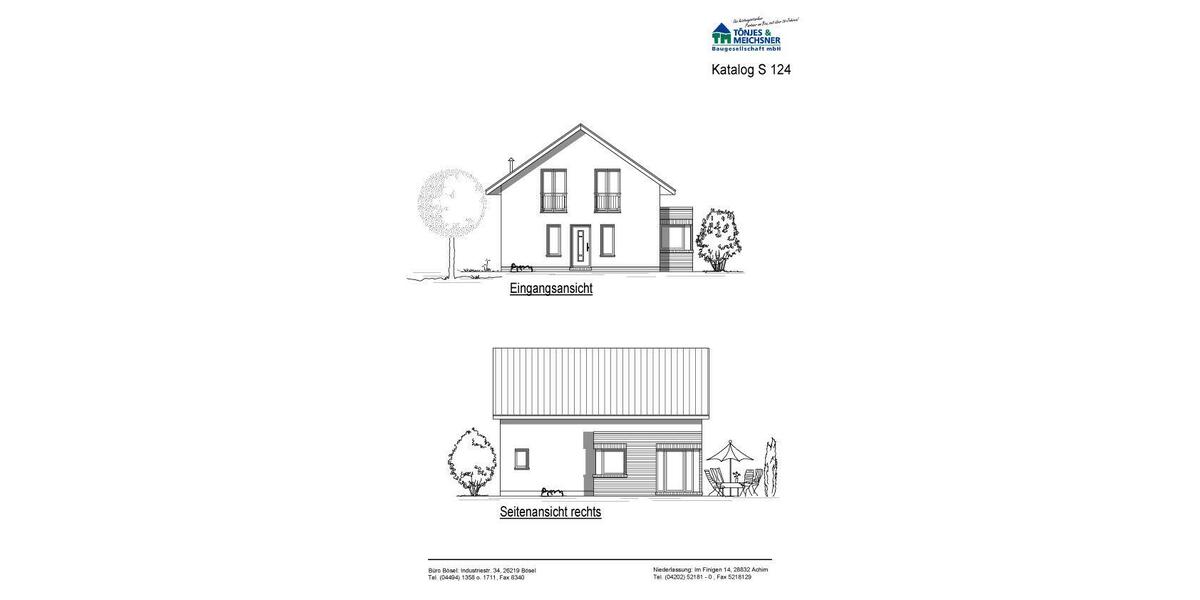 Einfamilienhaus Hude (Oldenburg) - 4 Zimmer, 122 m&sup2;, 275.200&euro; | Angebot:8838073