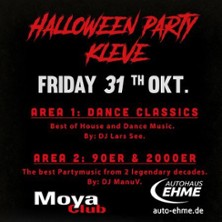 Halloween Party Kleve | AS Event present: ZWEI AREAS- ZWEI WELTEN- EIN SCHIKSAL 31.10.2025 Moya Club Kleve