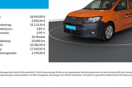 VW Caddy 37.067 km 18.949 &euro; Nordhausen 99734