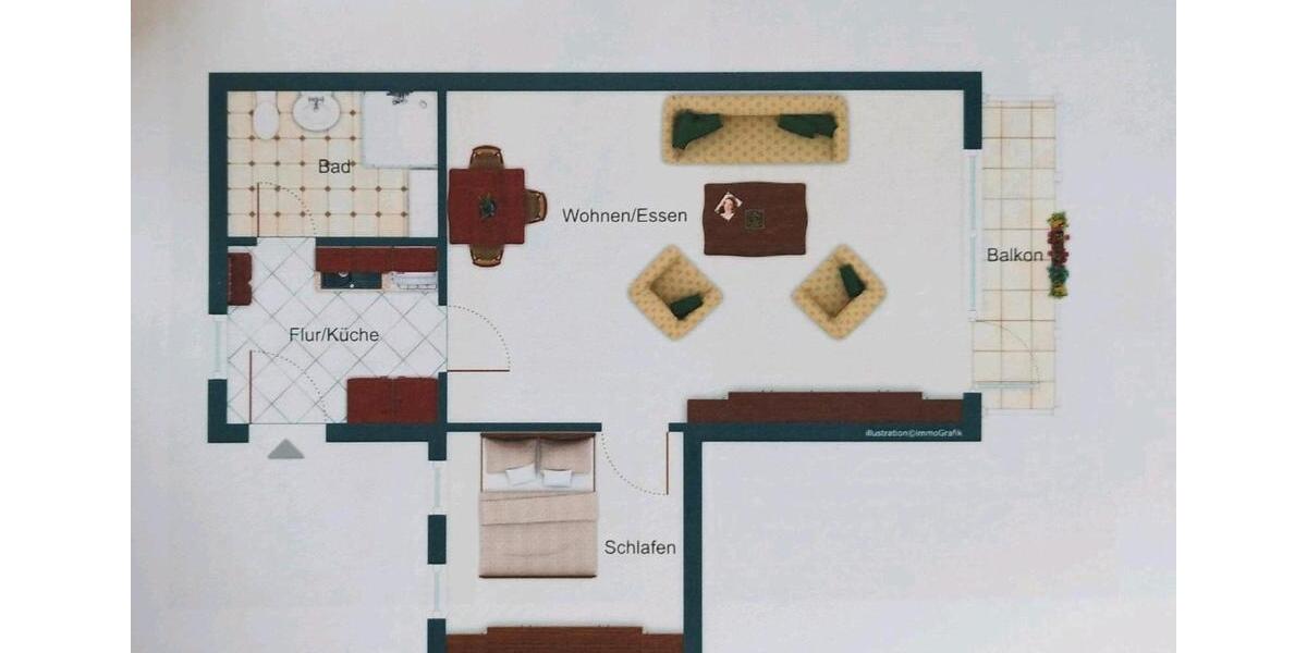 Etagenwohnung Brilon - 2 Zimmer, 51 m&sup2;, 59.000&euro; | Angebot:26975067