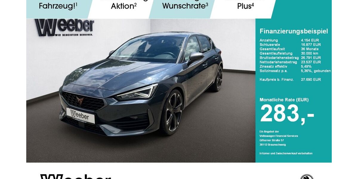 Cupra Leon 38.273 km 26.990 &euro; Herrenberg 71083