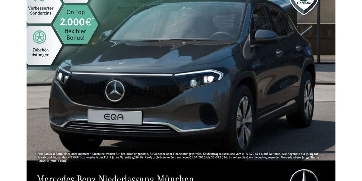 Mercedes-Benz EQA 17.170 km 34.990 &euro; München 80636