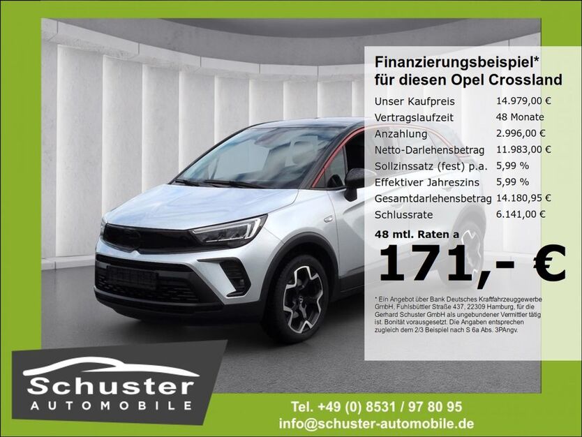 Opel Crossland (X) 84.884 km 14.979 € Ruhstorf 94099