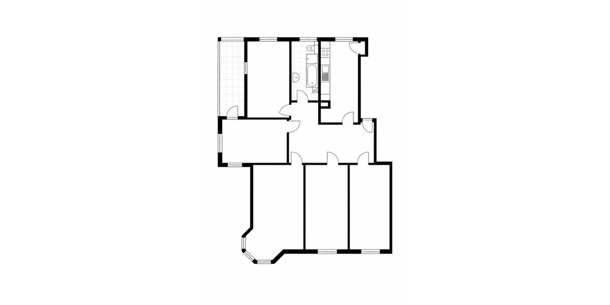 Etagenwohnung Leipzig Mitte - 4 Zimmer, 130 m&sup2;, 1.749&euro; | Angebot:26490926