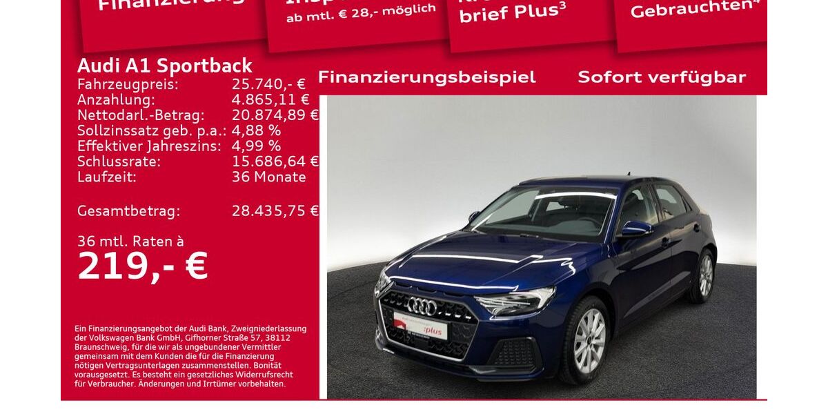 Audi A1 7.160 km 25.740 &euro; Berlin 10587