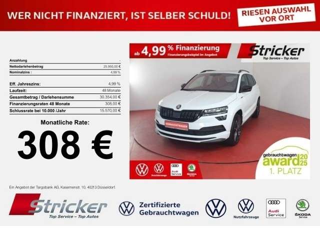 Skoda Karoq 43.900 km 25.949 € Horn-Bad Meinberg 32805