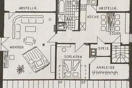 2 12 - Zimmer Wohnung in Botzenweiler, 91550 Dinkelsbühl