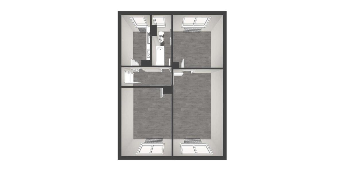 Etagenwohnung Osterwieck - 3 Zimmer, 65 m&sup2;, 228&euro; | Angebot:20946487