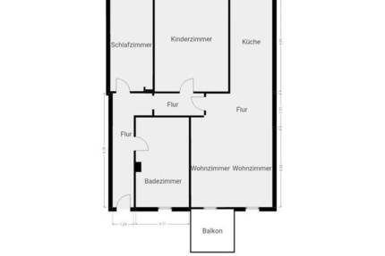 Wohnung Lichtenstein/Sachsen Lichtenstein - 3 Zimmer, 115 m&sup2;, 1.150&euro; | Angebot:24907676