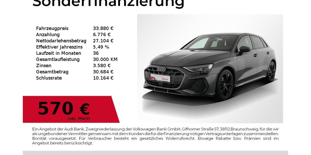 Audi A3 15.203 km 31.880 &euro; Nürnberg 90441