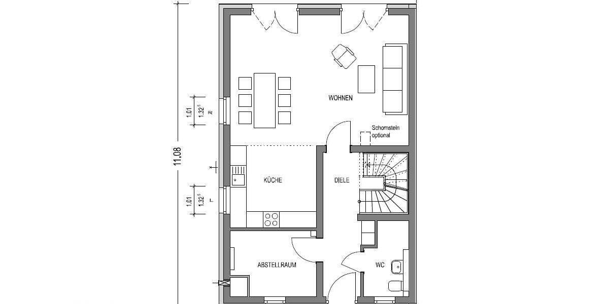 Doppelhaushälfte Kraichtal Menzingen - 4 Zimmer, 118 m&sup2;, 521.000&euro; | Angebot:26695574