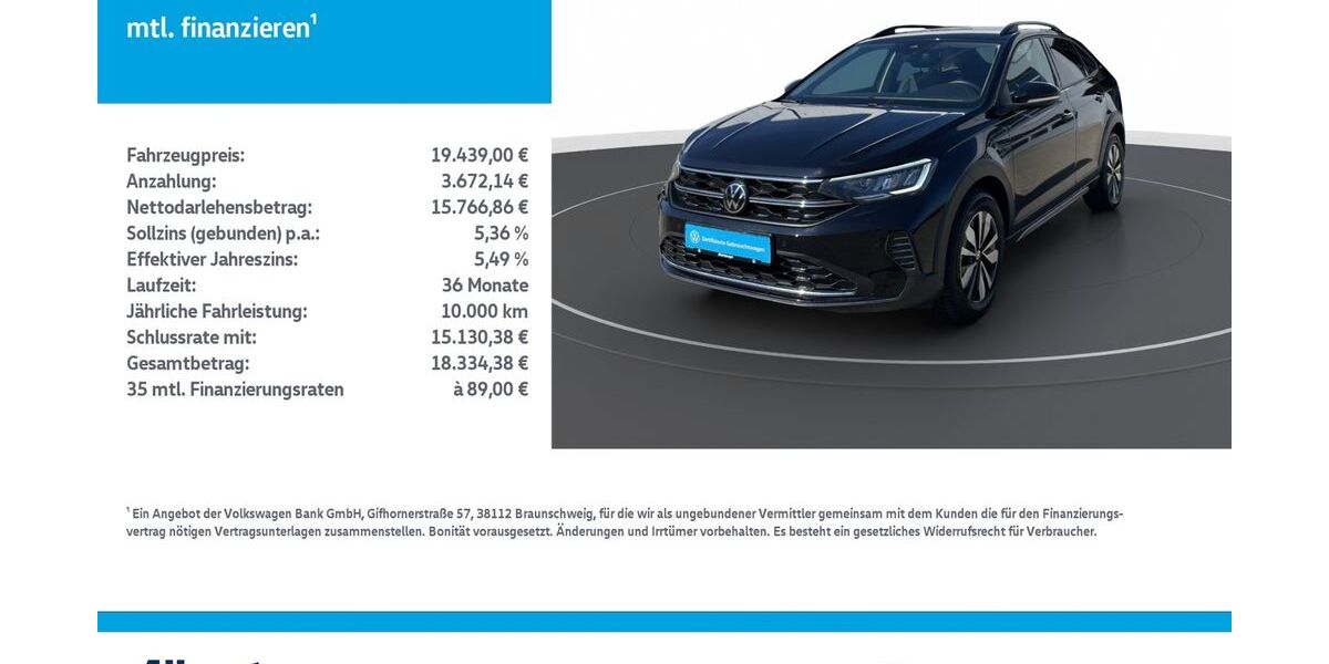 VW Taigo 22.107 km 19.439 &euro; Mühlhausen/Thüringen 99974