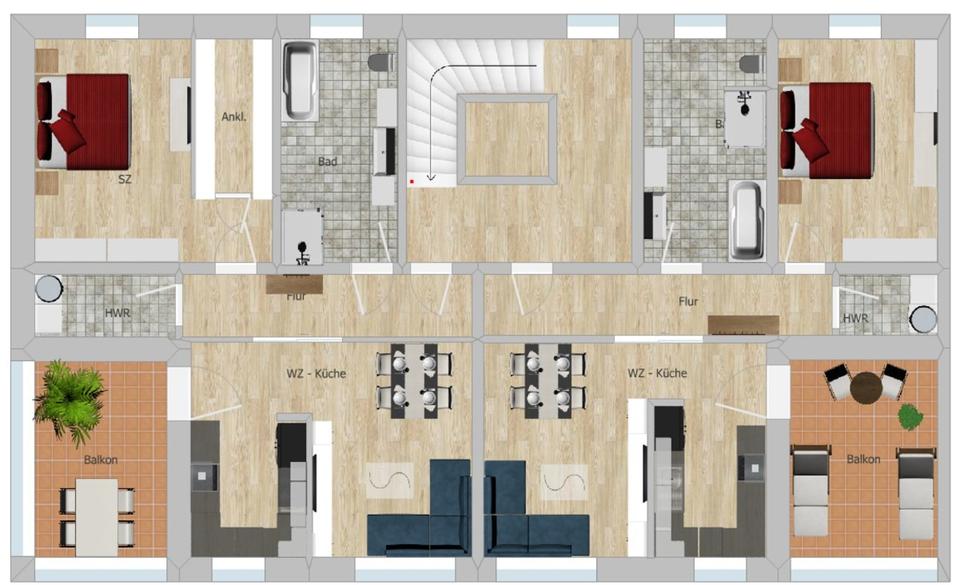 Etagenwohnung Bad Liebenwerda - 2 Zimmer, 73 m&sup2;, 650&euro; | Angebot:25268547