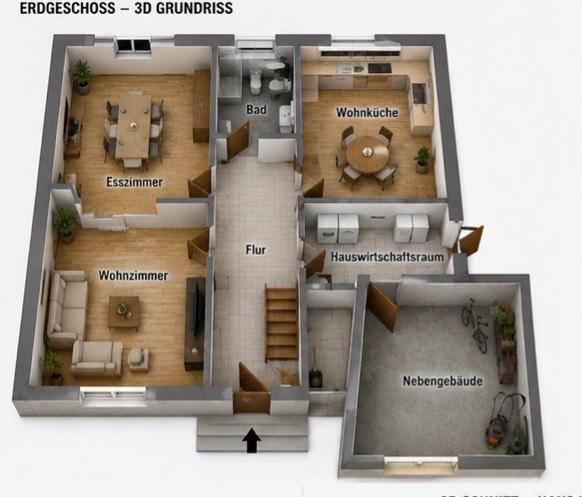 Einfamilienhaus Giesen - 5 Zimmer, 145 m&sup2;, 150.000&euro; | Angebot:27112886