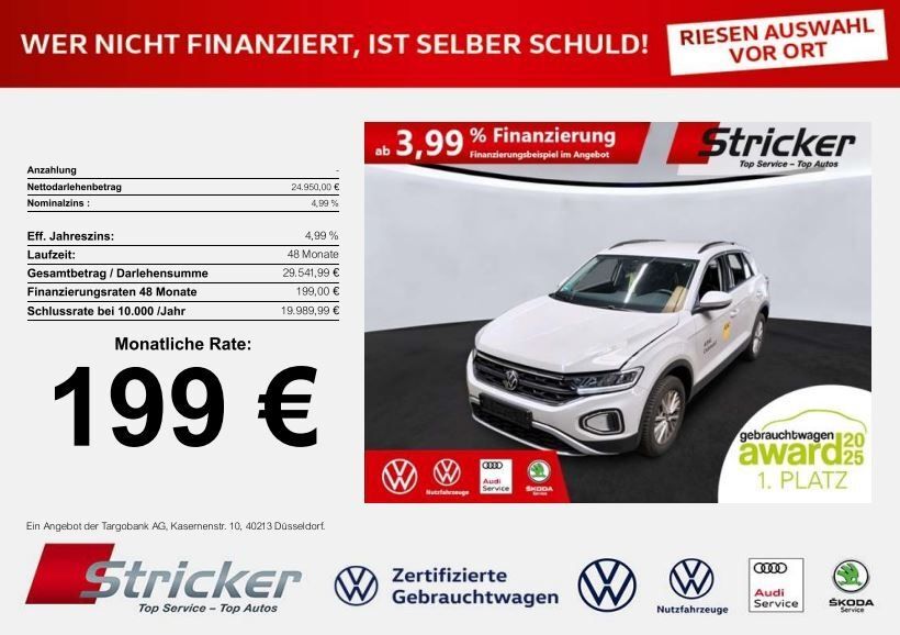 VW T-Roc 43.459 km 24.949 € Horn-Bad Meinberg 32805