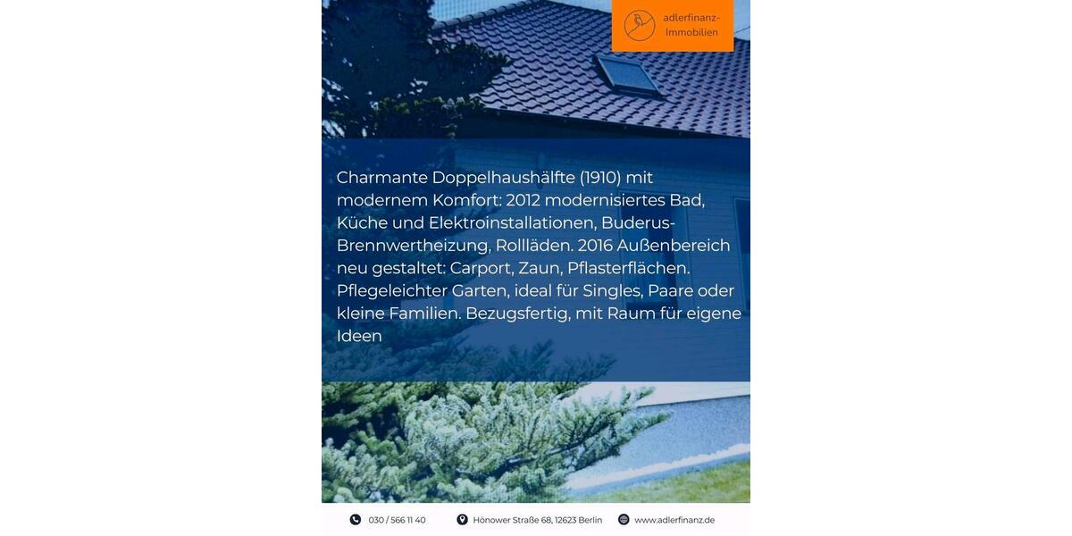 Doppelhaushälfte Rüdersdorf bei Berlin - 4 Zimmer, 94 m&sup2;, 320.000&euro; | Angebot:26619162