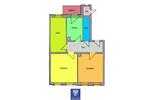 Etagenwohnung Döbeln - 3 Zimmer, 82 m&sup2;, 451&euro; | Angebot:26679943