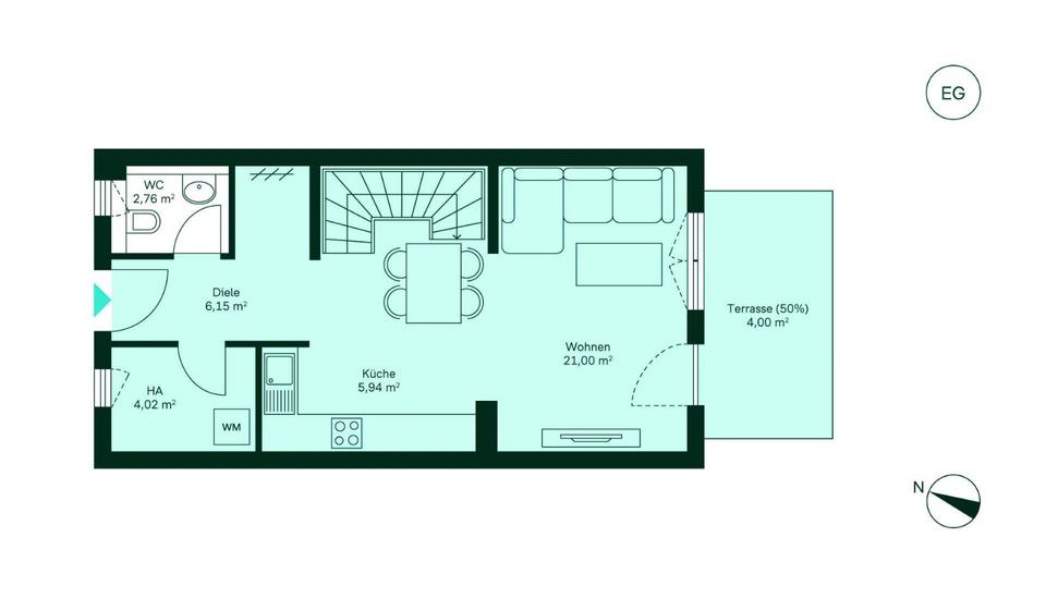 Reihenhaus Zossen - 5 Zimmer, 114 m&sup2;, 1.800&euro; | Angebot:27636999