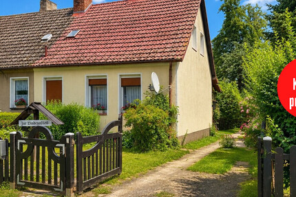 HORN IMMOBILIEN ++ Doppelhaushälfte im idyllischen Staffelde bei Gartz (Oder) - Haus Mescherin / Staffelde Staffelde | Angebot:27083473