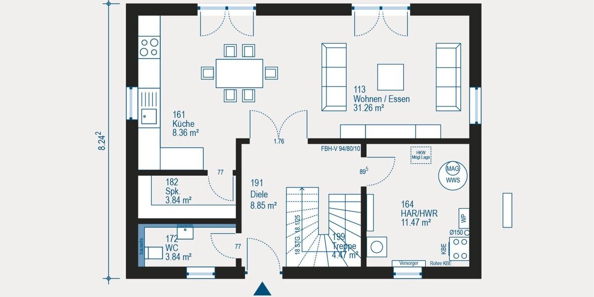 Modernes projektiertes Einfamilienhaus für Ihre Wohnträume in Wuppertal - Einfamilienhaus Wuppertal Lichtenplatz | Angebot:27338503
