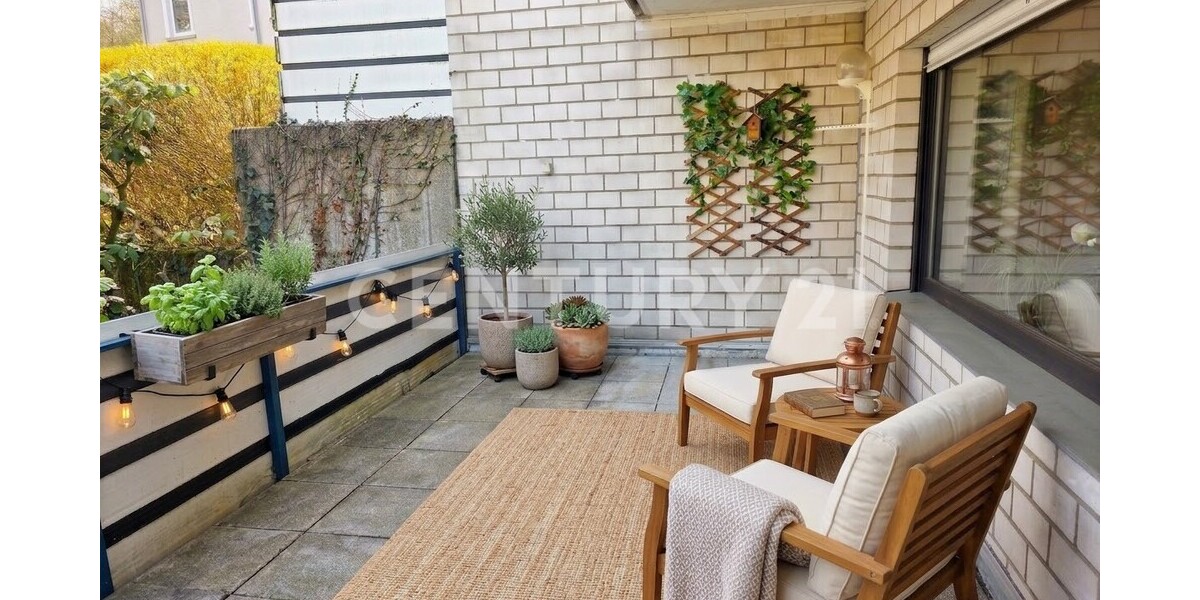 Hochparterre: Apartment mit großzügigem Sonnenbalkon in Hagen-Dahl - Etagenwohnung Hagen Dahl | Angebot:26465747