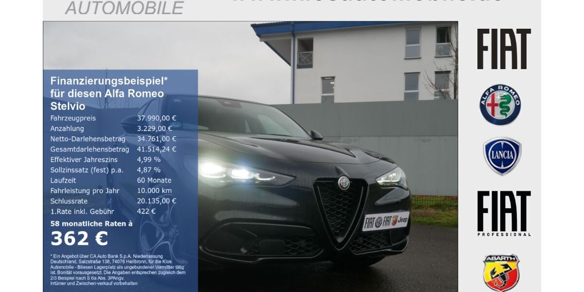 Alfa Romeo Stelvio 36.291 km 36.990 &euro; Marpingen 66646