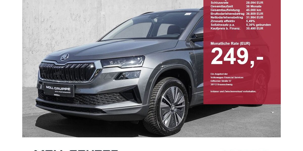 Skoda Karoq 6.789 km 35.490 &euro; Düsseldorf 40474