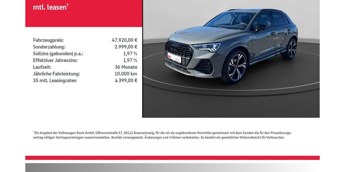 Audi Q3 8.829 km 45.920 &euro; Nordhausen 99734