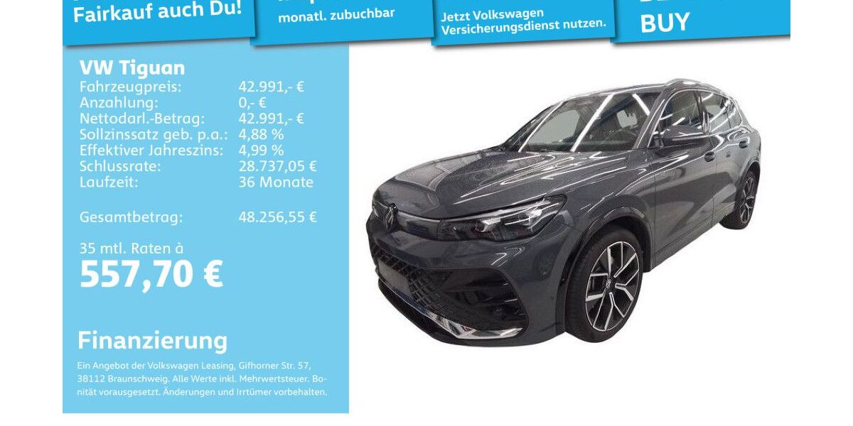 VW Tiguan 25.651 km 42.991 &euro; Mannheim 68309