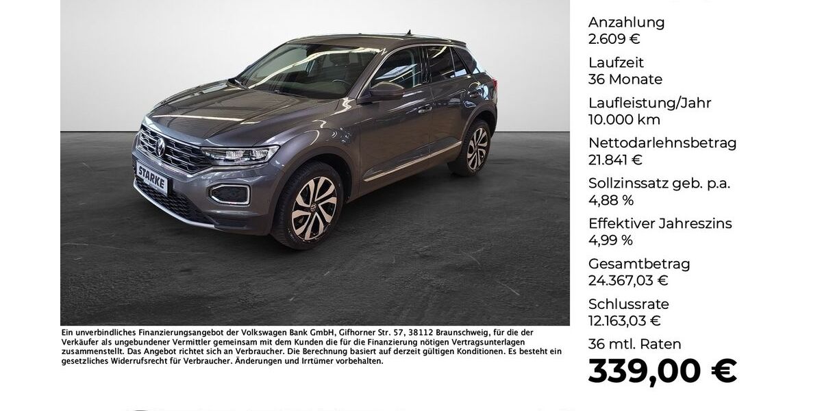 VW T-Roc 67.688 km 20.980 &euro; Ibbenbüren 49477