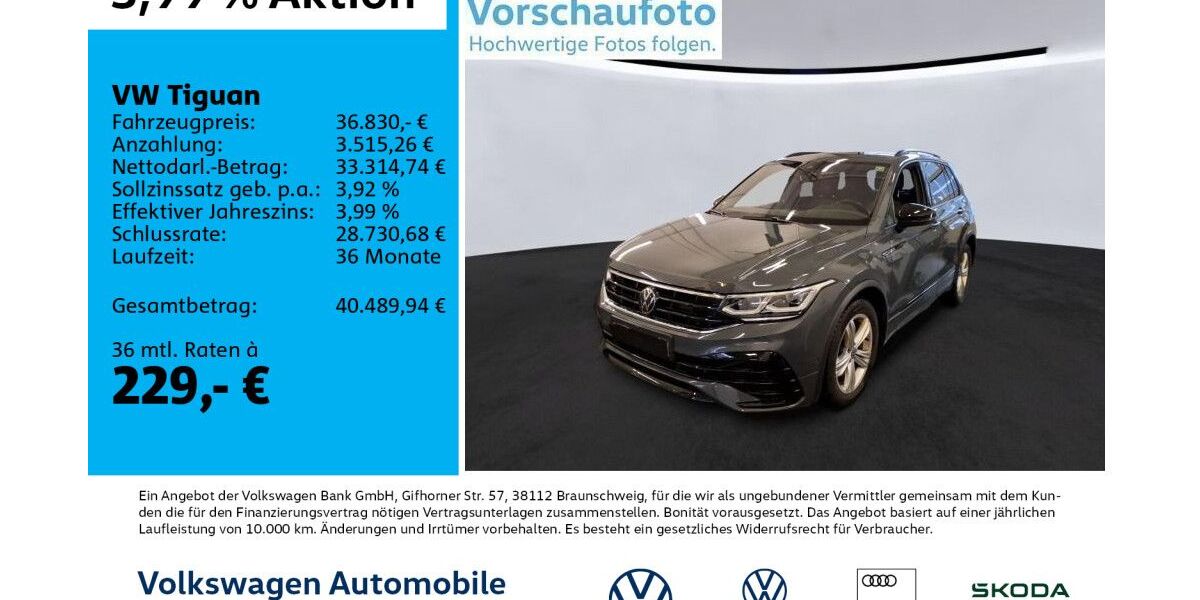 VW Tiguan 63.367 km 36.830 &euro; Leipzig 04178