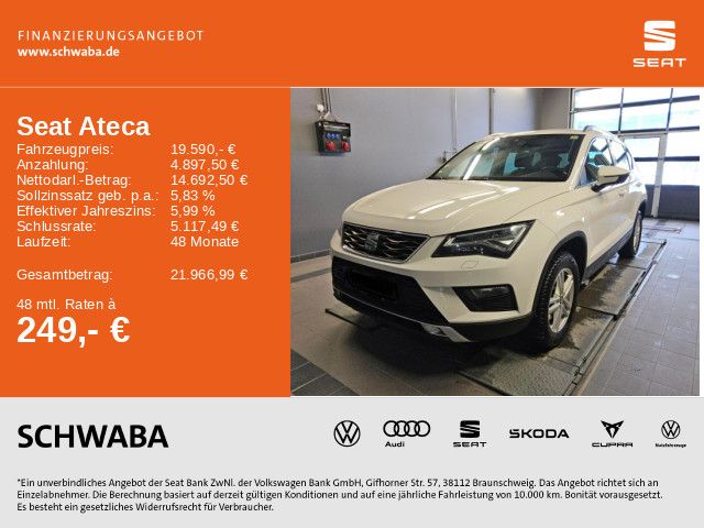 Seat Ateca 49.600 km 19.590 &euro; Gersthofen 86368