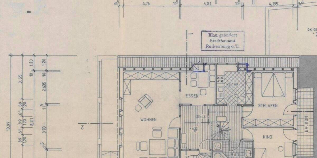 Etagenwohnung Rothenburg ob der Tauber Rothenburg - 5 Zimmer, 170 m&sup2;, 395.000&euro; | Angebot:26378809