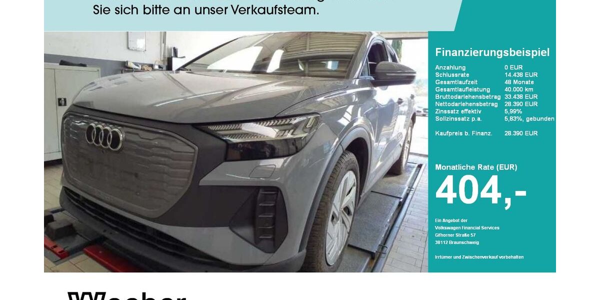 Audi Q4 e-tron 85.772 km 28.390 &euro; Herrenberg 71083