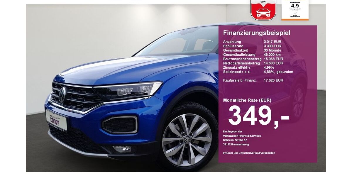 VW T-Roc 132.900 km 17.620 &euro; Albbruck 79774