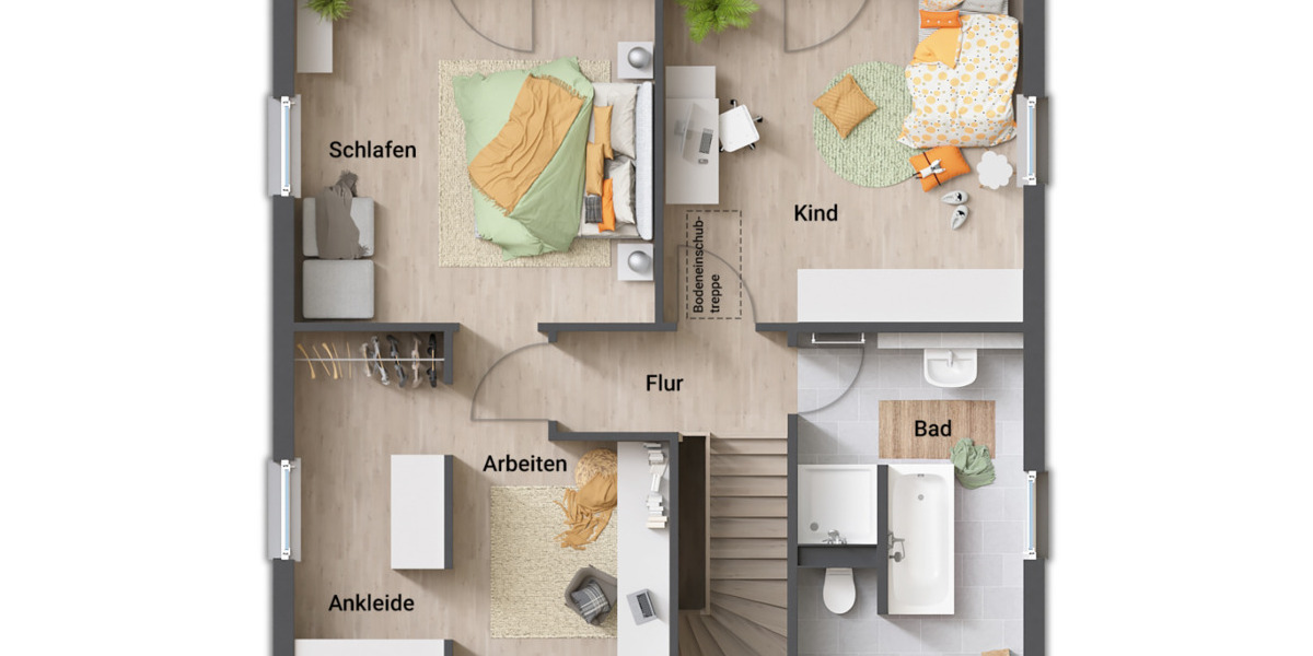 Einfamilienhaus Homberg Mühlhausen - 4 Zimmer, 129 m&sup2;, 256.950&euro; | Angebot:25800264