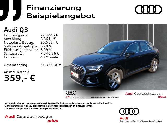 Audi Q3 61.986 km 27.444 &euro; Berlin 13581