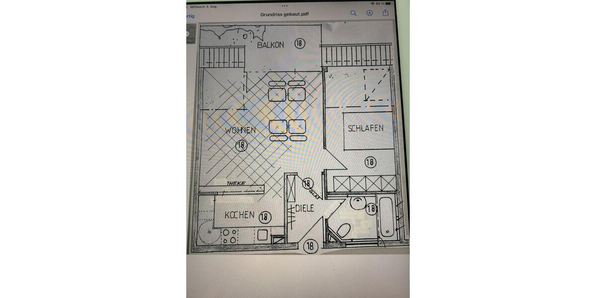 Dachgeschoßwohnung Freiburg im Breisgau Oberau - 2 Zimmer, 53 m&sup2;, 365.000&euro; | Angebot:26424500