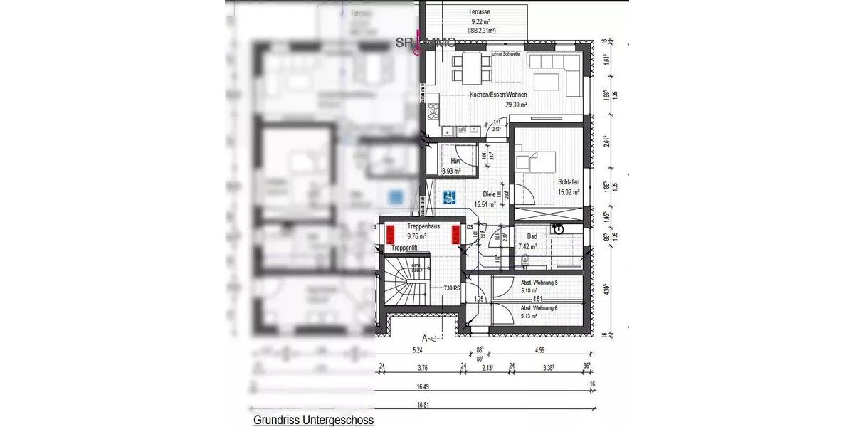 Etagenwohnung Mettendorf - 2 Zimmer, 73 m&sup2;, 543&euro; | Angebot:24892962
