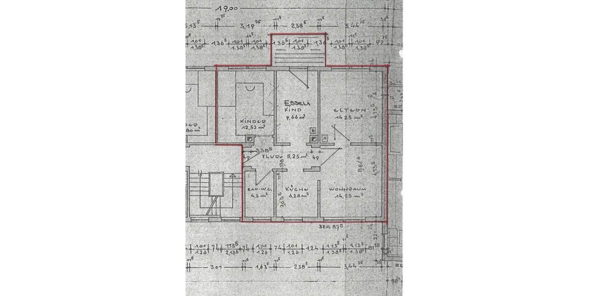Etagenwohnung Crailsheim - 4 Zimmer, 64 m&sup2;, 800&euro; | Angebot:25419439