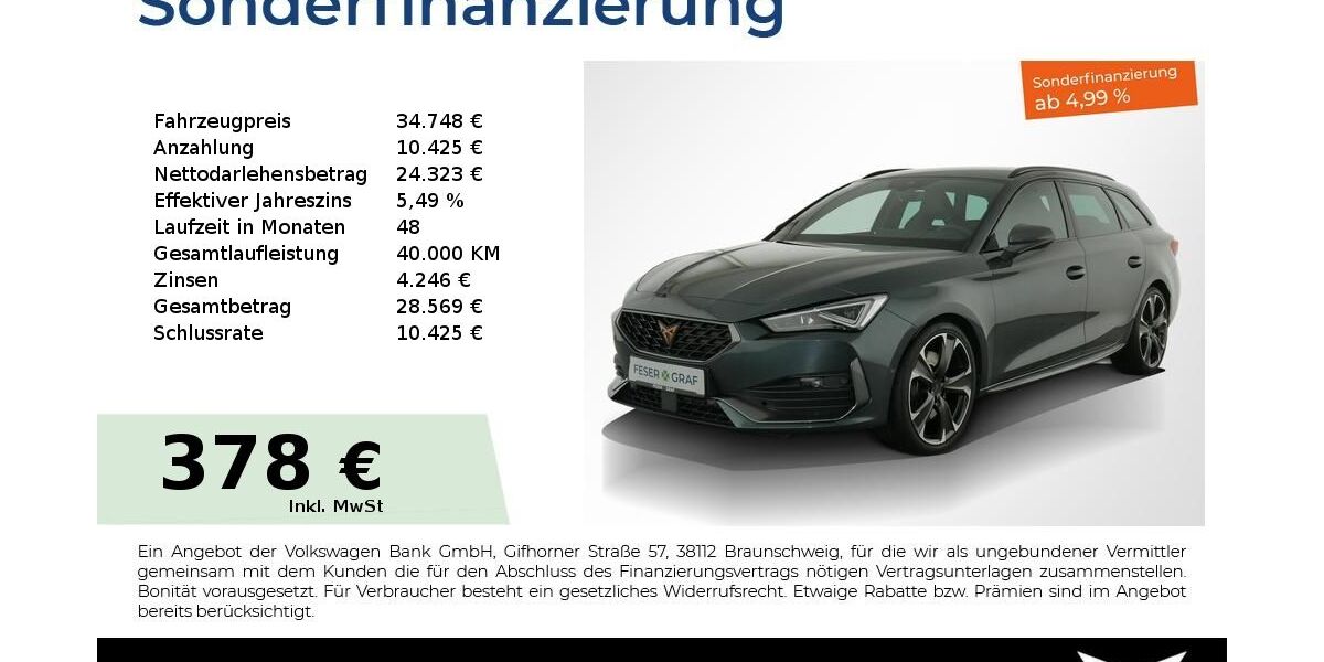 Cupra Leon 51.850 km 34.748 &euro; Nürnberg 90441