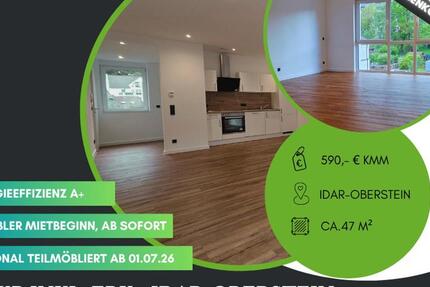 Wohnung Idar-Oberstein Oberstein - 1 Zimmer, 47 m&sup2;, 590&euro; | Angebot:26659692