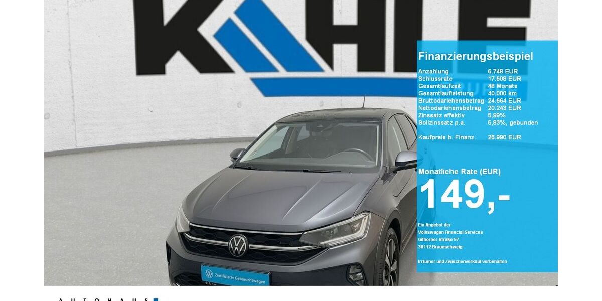 VW Taigo 19.843 km 26.990 &euro; Walsrode 29664
